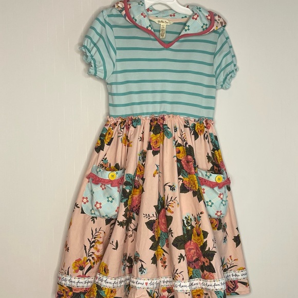Matilda Jane Other - Martilda Jane Wonderment Sing a Song Chrissy Dress Girls 8